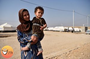 Stanislav Krupař, Arabská matka na útěku z obklíčeného Mosulu, Irák říjen 2016, vyvolávací cena: