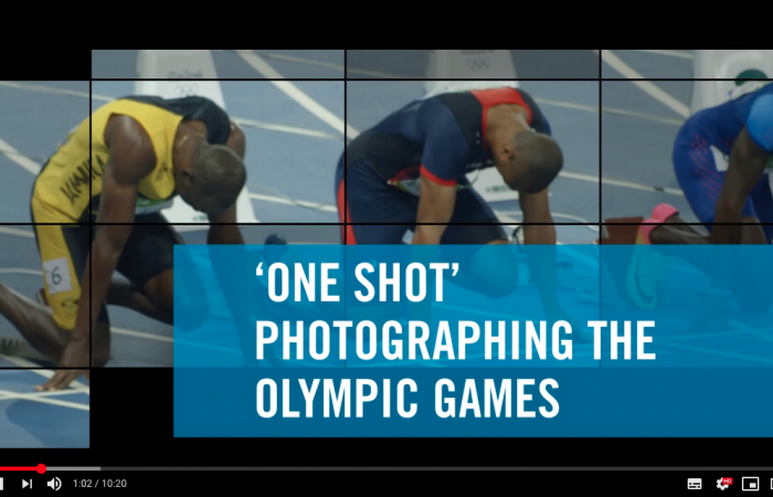 sportovní fotograf, přprav ana olympijské hry, one shot
