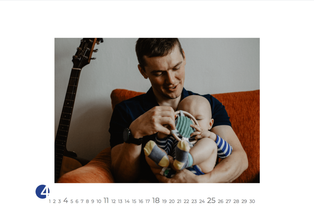 rodiný kalendář, focení doma, rodinný fotograf, originální fotky dětí, perfektní dárek pro rodiče, pro babičky