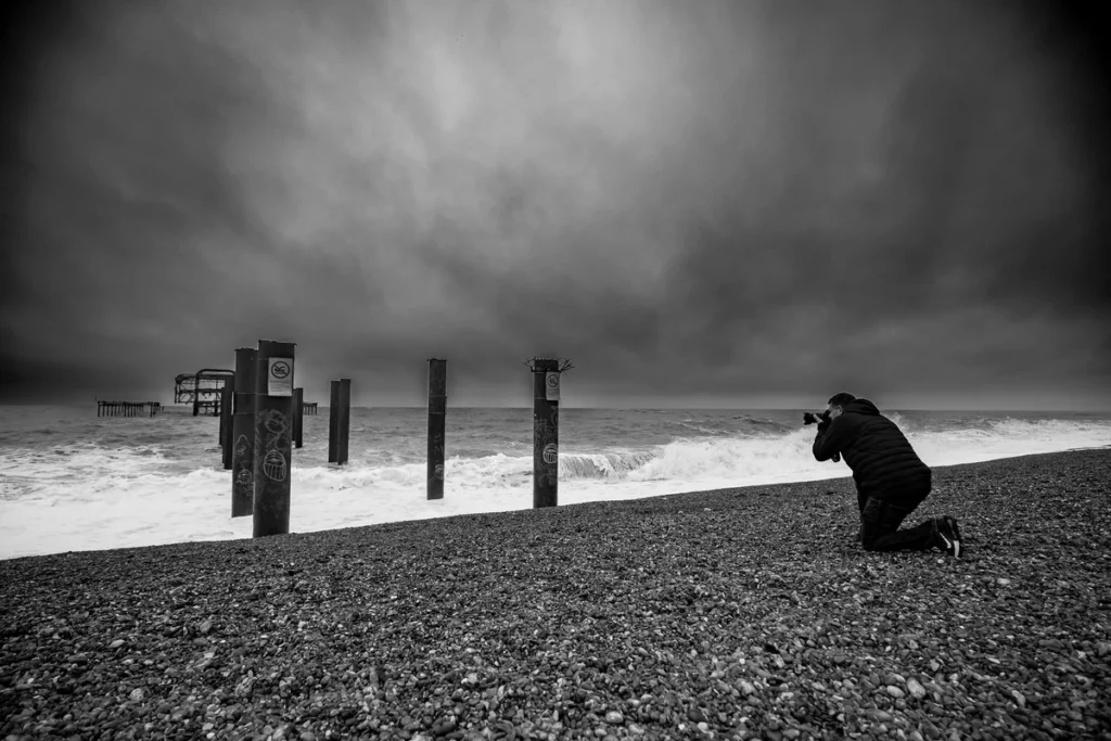 brighton, hove, sussex, united kingdom, east dean, rottingdean. seven sisters, 7sisters, street photography , landscape photography, bw, belle tout, birling gap, south down national park, brighton photo walk