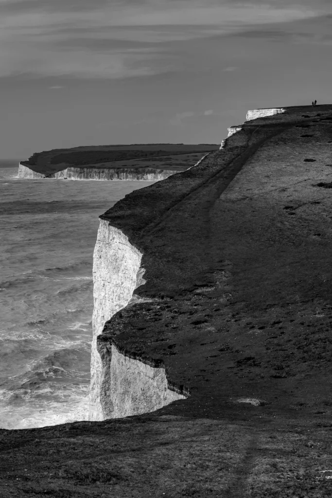 brighton, hove, sussex, united kingdom, east dean, rottingdean. seven sisters, 7sisters, street photography , landscape photography, bw, belle tout